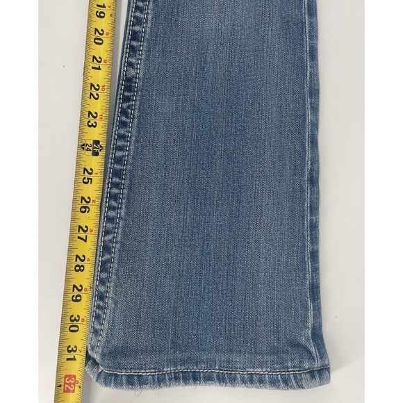 MISS ME JP5014-11 Boot Cut Womens Distressed Jeans 27 Flap Pockets Cowgirl - Picture 7 of 12